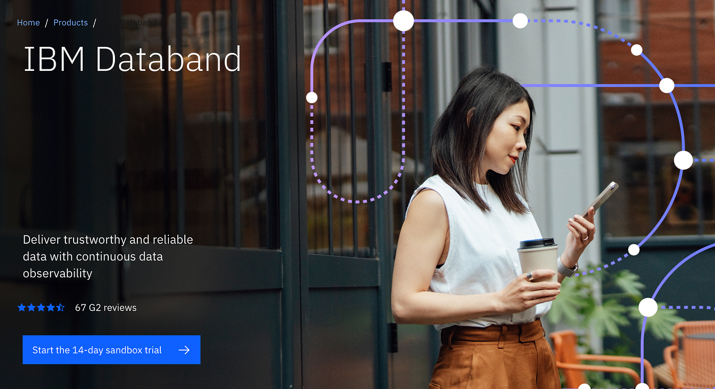 The standalone Databand product dashboard before the IBM integration